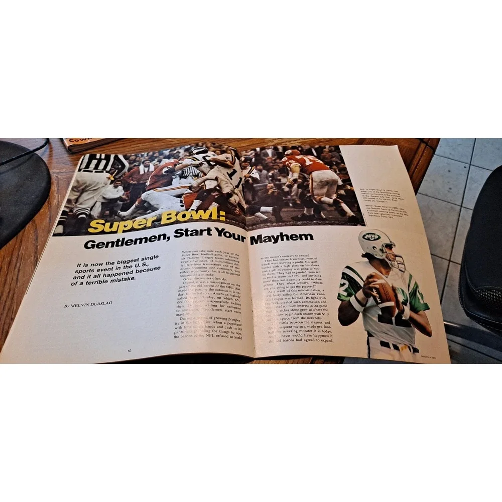 American Way Magazine January 1975 Super Bowl